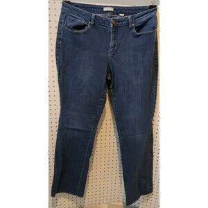 Coldwater Creek Women's Jeans Size 12 Straight Leg Dark Wash